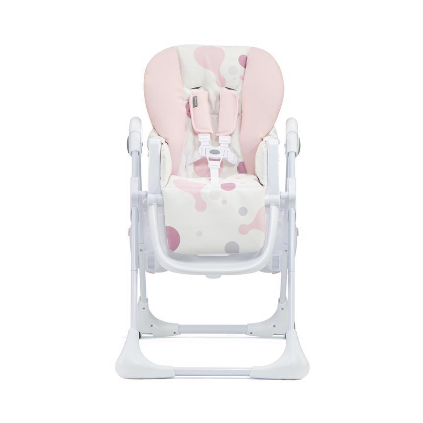 KINDERKRAFT - Chaise haute pour repas enfant YUMMY rose/blanc