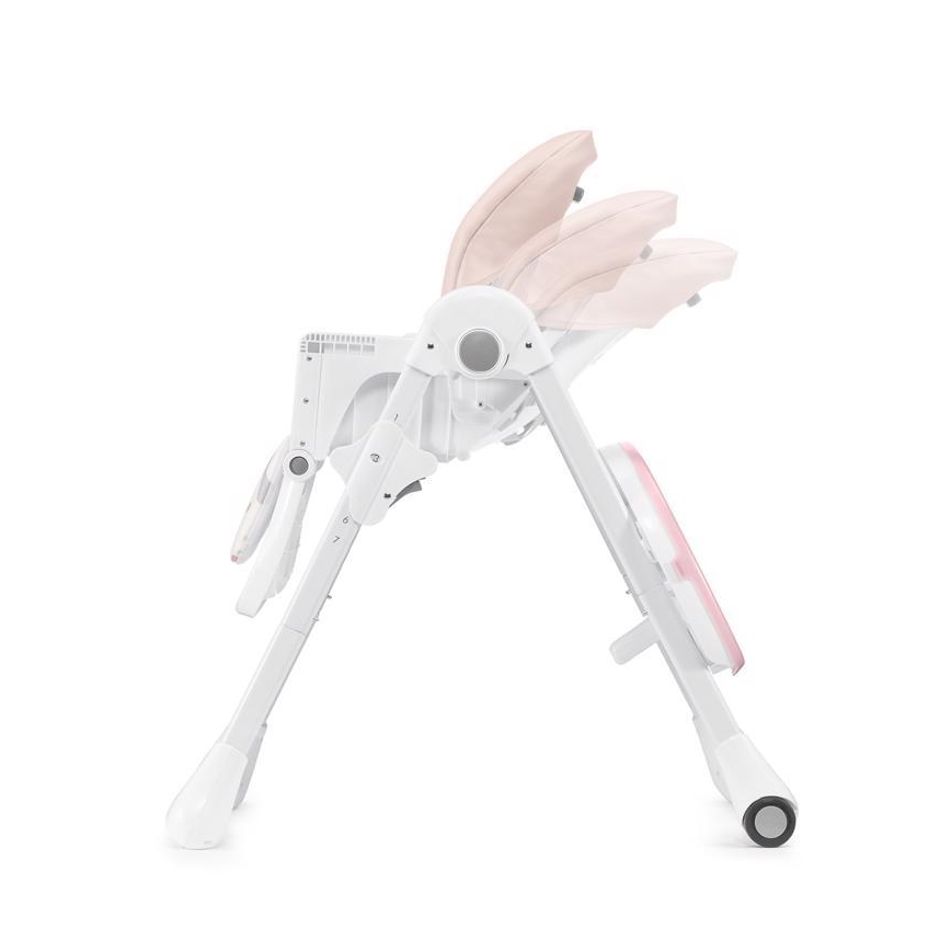 KINDERKRAFT - Chaise haute pour repas enfant YUMMY rose/blanc