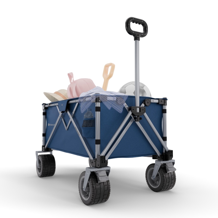 KINDERKRAFT - Chariot de transport pliable WAGON ROLLSTER bleu