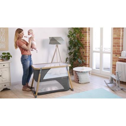KINDERKRAFT - Culla da viaggio 4in1 SOFI grigio