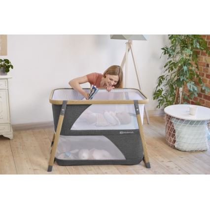 KINDERKRAFT - Culla da viaggio 4in1 SOFI grigio
