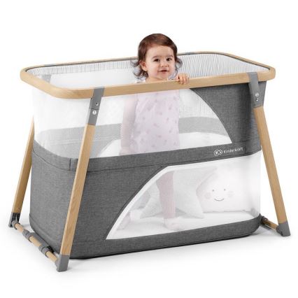 KINDERKRAFT - Culla da viaggio 4in1 SOFI grigio