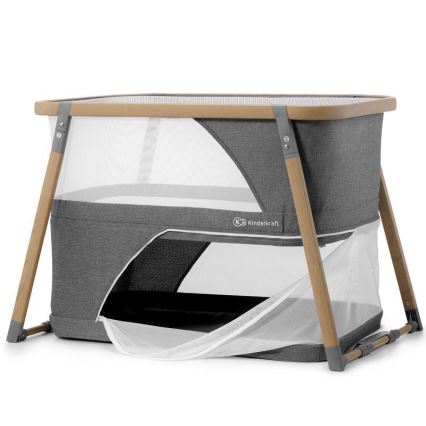 KINDERKRAFT - Culla da viaggio 4in1 SOFI grigio