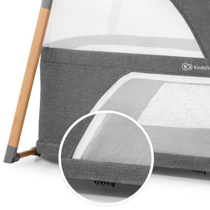 KINDERKRAFT - Culla da viaggio 4in1 SOFI grigio