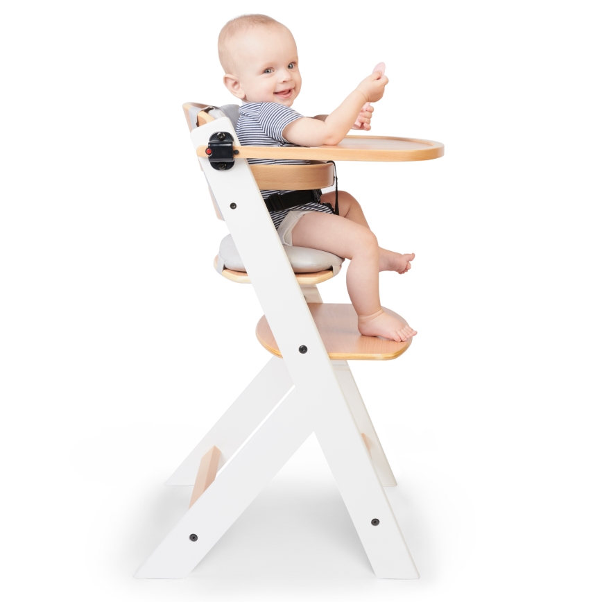KINDERKRAFT - Cuscini per sedia da pranzo per bambini ENOCK grigio