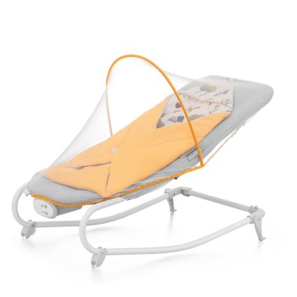 KINDERKRAFT - Dondolo vibrante per bambini con melodia FELIO 2 giallo