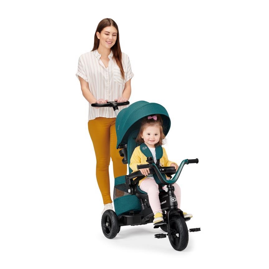 KINDERKRAFT - Dreirad für Kinder 5v1 EASYTWIST grün/schwarz