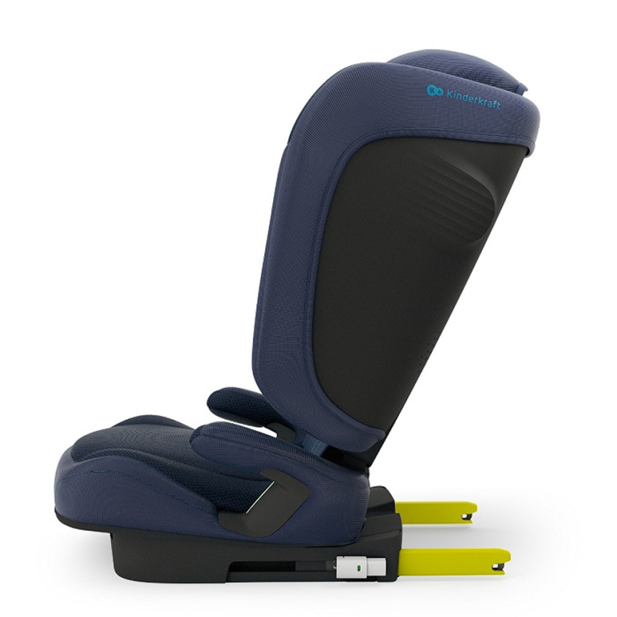 KINDERKRAFT - Faltbarer Kinderautositz UNITY 2 i-Size 100-150 cm dunkelblau