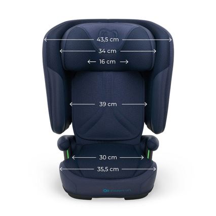KINDERKRAFT - Faltbarer Kinderautositz UNITY 2 i-Size 100-150 cm dunkelblau