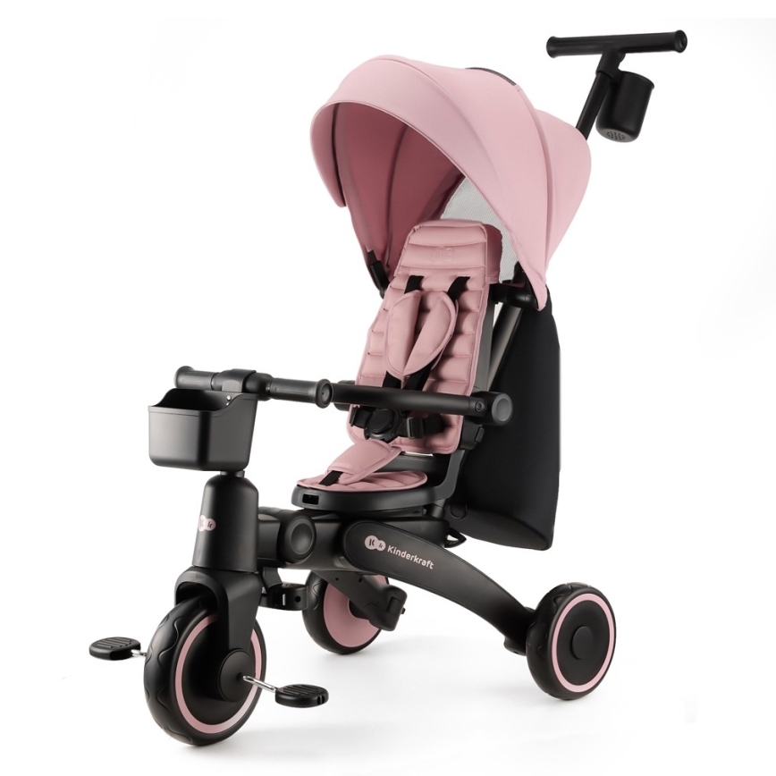 KINDERKRAFT - JAZZ 2 Triciclo per bambini, rosa