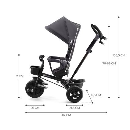 KINDERKRAFT - Kinder-Dreirad AVEO grau