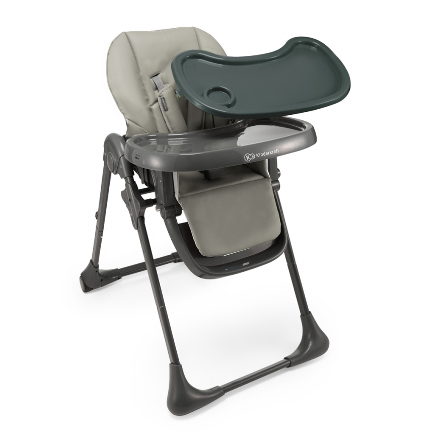 KINDERKRAFT - Kinderhochstuhl 2-in-1 TUMMIE grau