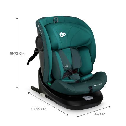 KINDERKRAFT - Kindersitz I-GROW i-Size 40-150 cm türkis