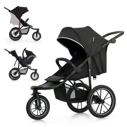 KINDERKRAFT - Kinderwagen HELSI2 schwarz