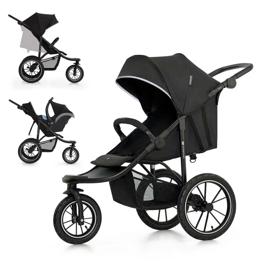 KINDERKRAFT - Kinderwagen HELSI2 schwarz