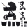 KINDERKRAFT - Kombi-Kinderwagen 2in1 NEA 2 Midnight schwarz