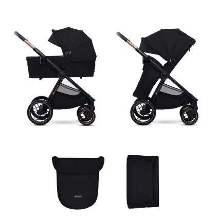 KINDERKRAFT - Kombi-Kinderwagen 2in1 NEA 2 Midnight schwarz