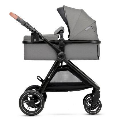 KINDERKRAFT - Kombi-Kinderwagen 3in1 ESME Moonlight grau + Auto-Kindersitz MINK PRO