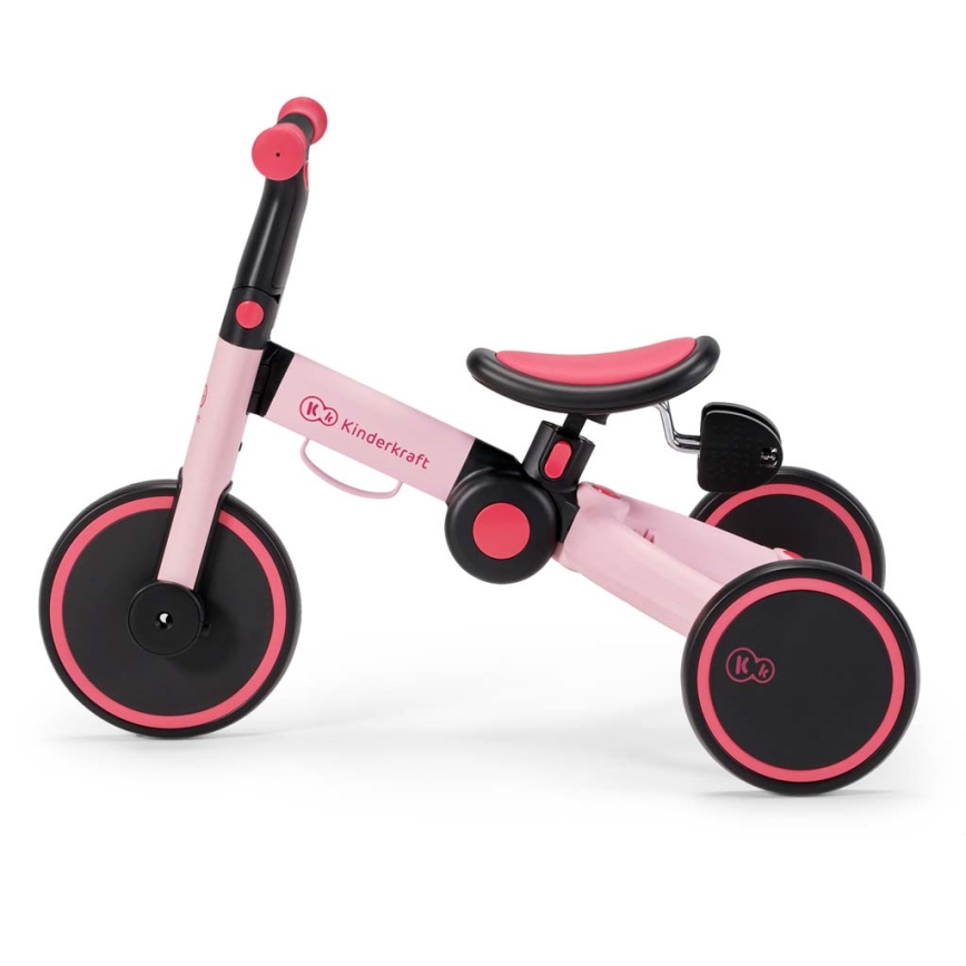 KINDERKRAFT - Laufrad für Kinder 3in1 4TRIKE rosa