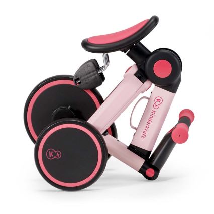 KINDERKRAFT - Laufrad für Kinder 3in1 4TRIKE rosa