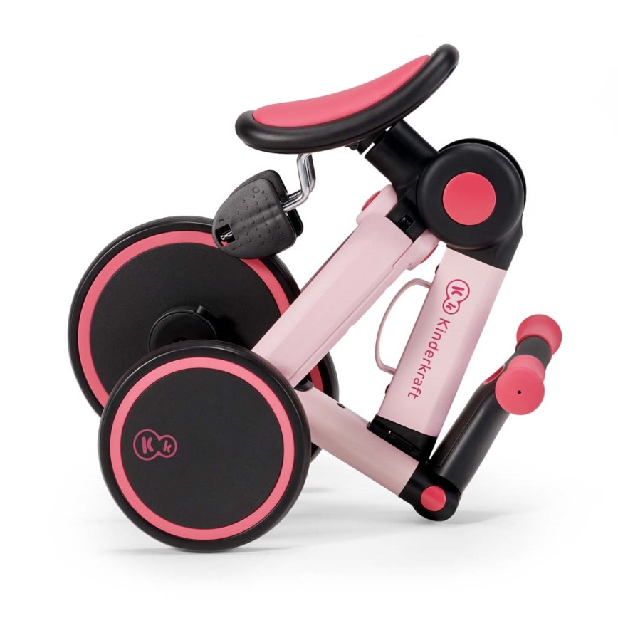 KINDERKRAFT - Laufrad für Kinder 3in1 4TRIKE rosa