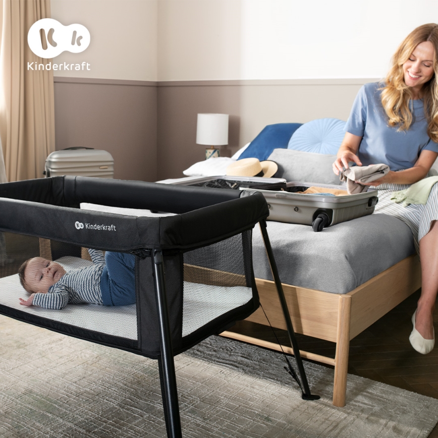KINDERKRAFT - Lit de voyage 3-en-1 CAMI noir