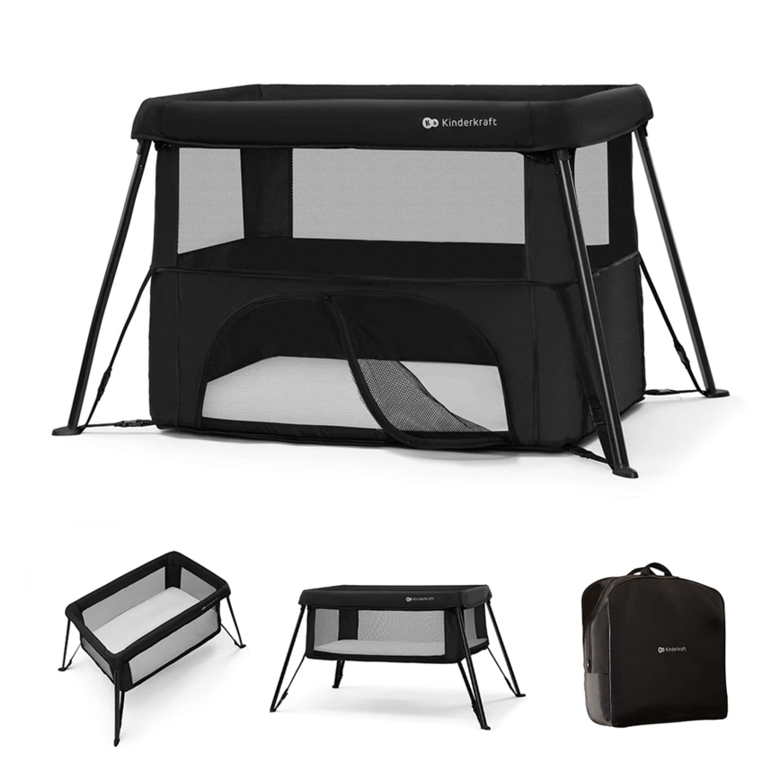 KINDERKRAFT - Lit de voyage 3-en-1 CAMI noir