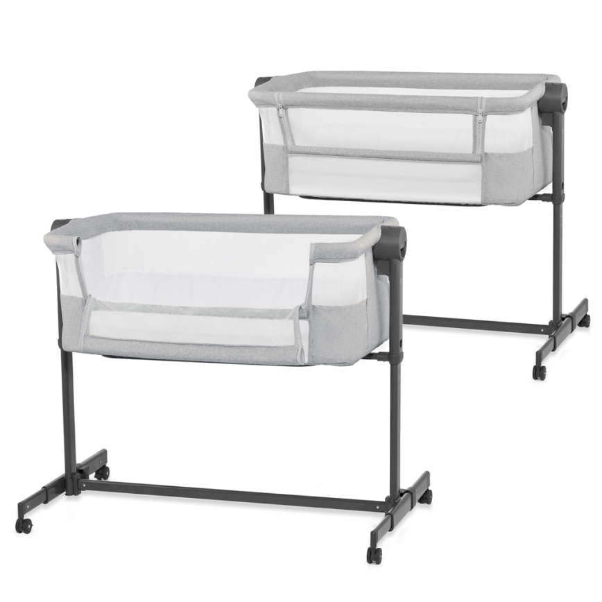KINDERKRAFT - Lit pour bébé NESTE UP2 gris clair