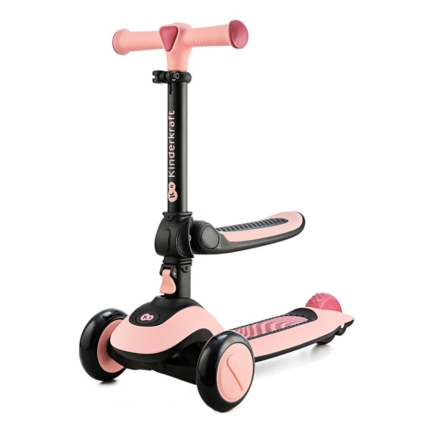 KINDERKRAFT - Monopattino per bambini 2in1 HALLEY Rosa