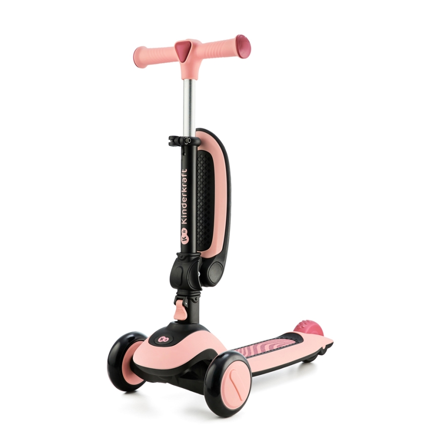 KINDERKRAFT - Monopattino per bambini 2in1 HALLEY Rosa