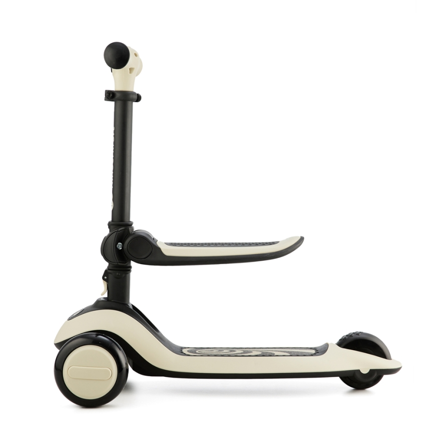 KINDERKRAFT - Monopattino per bambini 2in1 HALLEY Stone bianco
