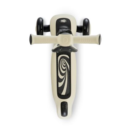 KINDERKRAFT - Monopattino per bambini 2in1 HALLEY Stone bianco