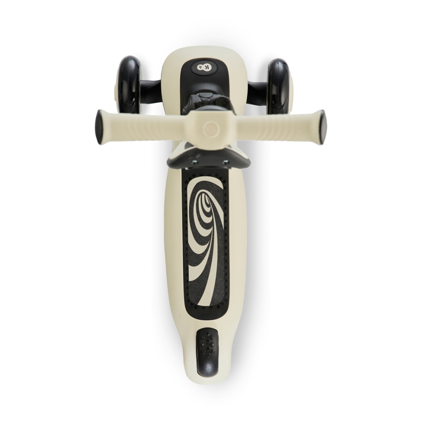 KINDERKRAFT - Monopattino per bambini 2in1 HALLEY Stone bianco