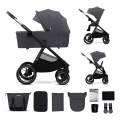 KINDERKRAFT - Passeggino combinato 2in1 NEA 2 grigio scuro