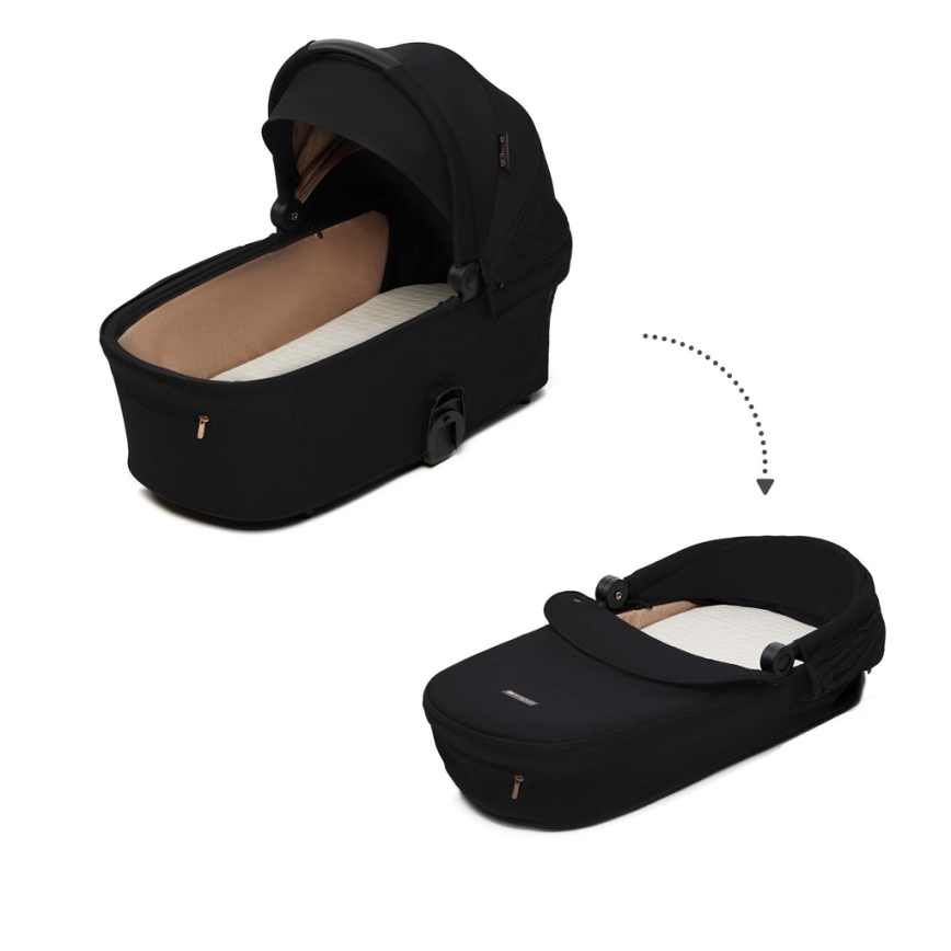 KINDERKRAFT - Passeggino combinato 2in1 NEA 2 Midnight nero