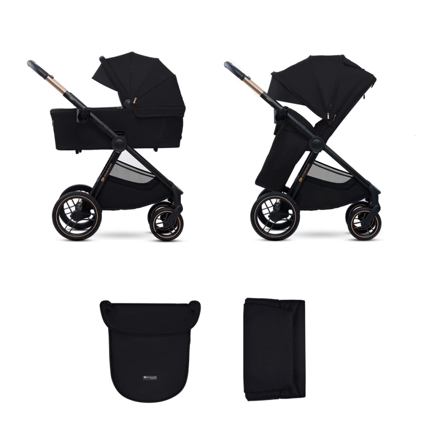 KINDERKRAFT - Passeggino combinato 2in1 NEA 2 Midnight nero