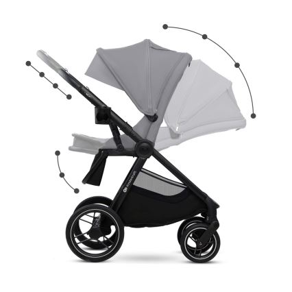 KINDERKRAFT - Passeggino combinato 2in1 NEA 2 Platinum grigio
