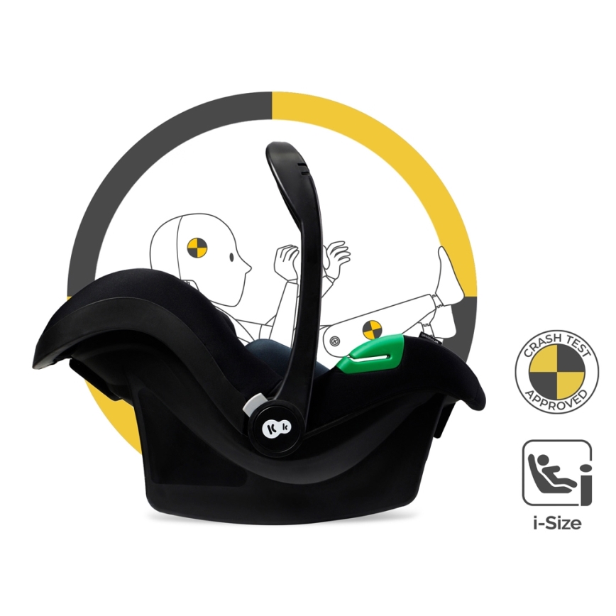 KINDERKRAFT - Passeggino combinato 3in1 ESME Pure nero + seggiolino auto MINK PRO