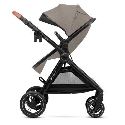 KINDERKRAFT - Passeggino combinato 3in1 ESME Sand beige + seggiolino auto MINK PRO