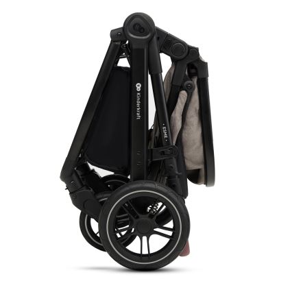 KINDERKRAFT - Passeggino combinato 3in1 ESME Sand beige + seggiolino auto MINK PRO
