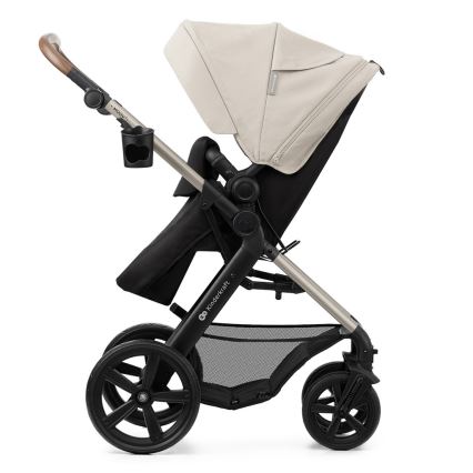 KINDERKRAFT - Passeggino combinato 3in1 MOOV 2 Moonlight grigio + seggiolino auto MINK PRO
