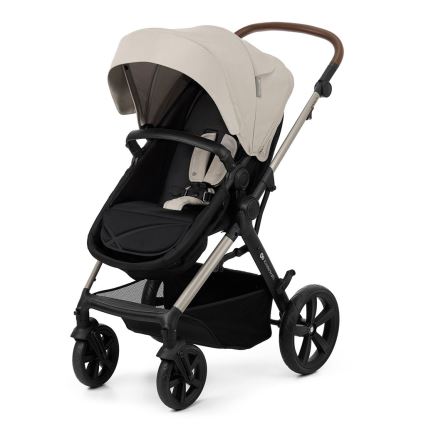 KINDERKRAFT - Passeggino combinato 3in1 MOOV 2 Moonlight grigio + seggiolino auto MINK PRO