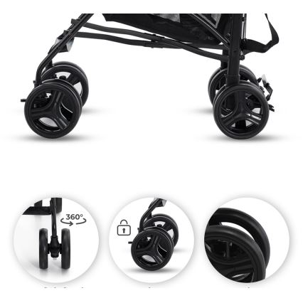 KINDERKRAFT - Passeggino TIK Stone grigio