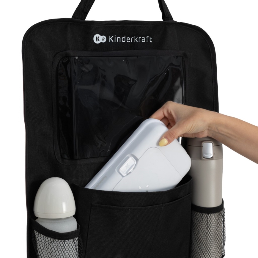 KINDERKRAFT - Portaoggetti per auto, nero