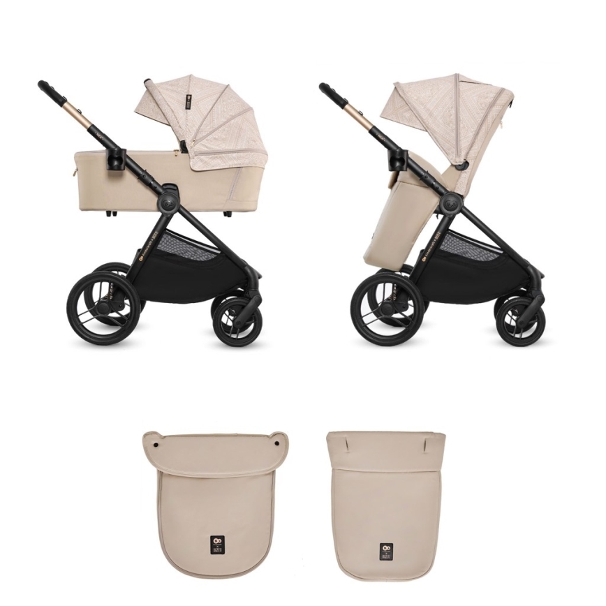 KINDERKRAFT - Poussette combinée 2-en-1 NEA 2 Dune Whisper Bizuu