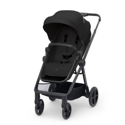 KINDERKRAFT - Poussette combinée 3en1 NEWLY Classique noir  + siège auto MINK PRO