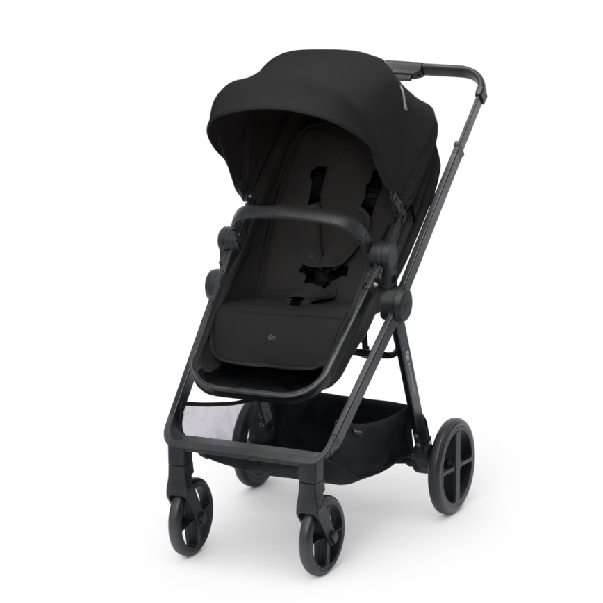 KINDERKRAFT - Poussette combinée 3en1 NEWLY Classique noir  + siège auto MINK PRO