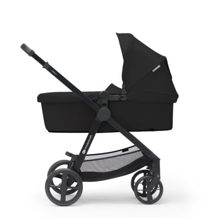 KINDERKRAFT - Poussette combinée 3en1 NEWLY Classique noir  + siège auto MINK PRO