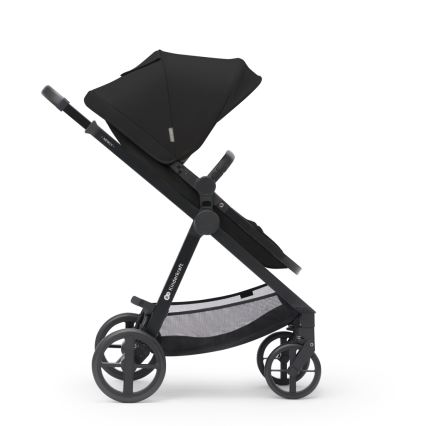 KINDERKRAFT - Poussette combinée 3en1 NEWLY Classique noir  + siège auto MINK PRO