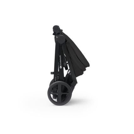 KINDERKRAFT - Poussette combinée 3en1 NEWLY Classique noir  + siège auto MINK PRO
